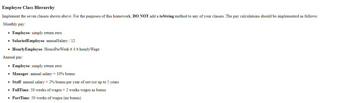 practice translating UML diagrams into code. Description In this assignment, you will