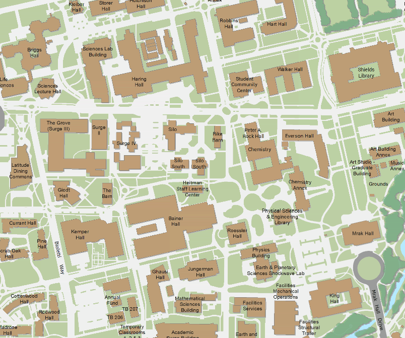 a user and marks locations on a map as specified by the
