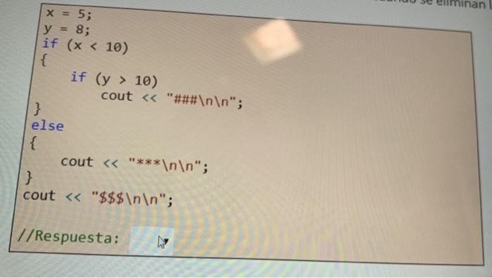 the code logic remains the same without the braces? x =