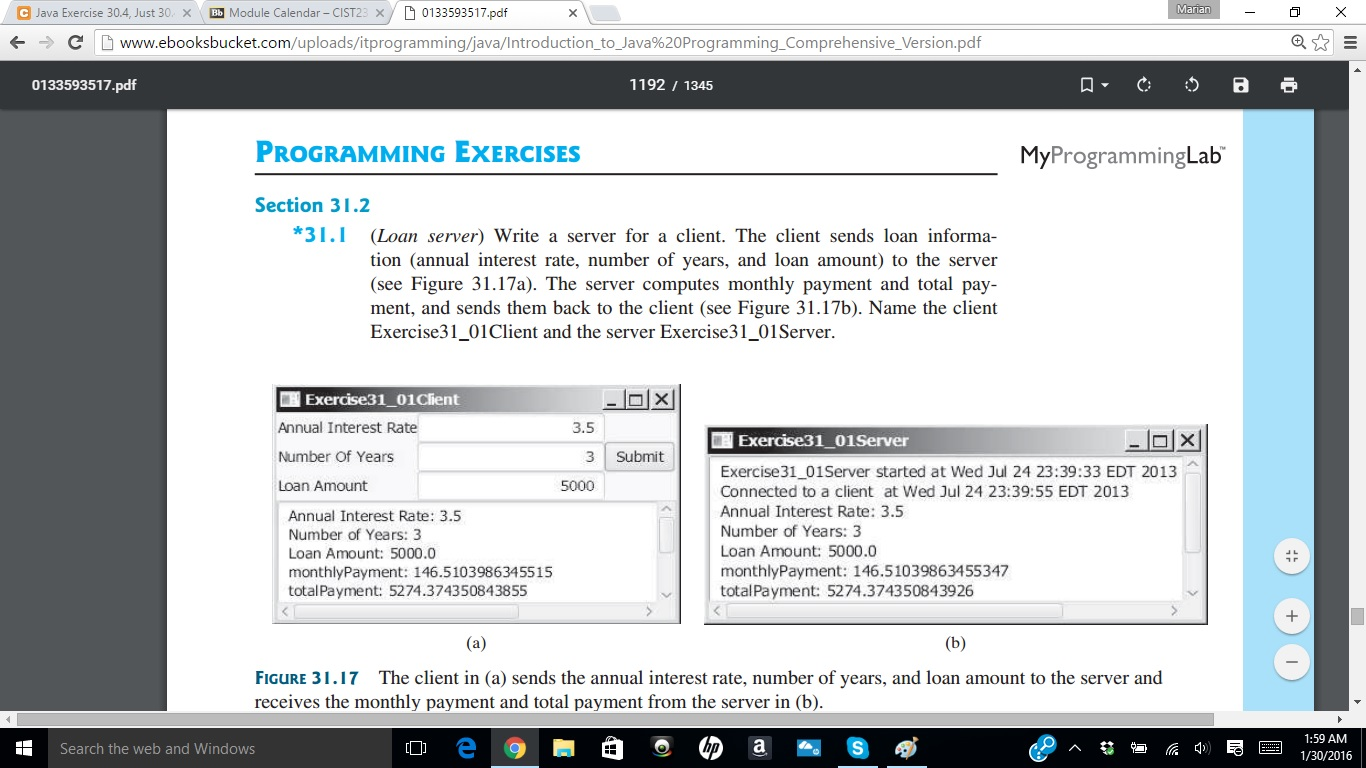 java exercise 31.1 D 0133593517.pdf Java Exercise 30.4. Just 30 X Bb