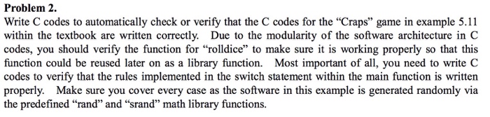  Please the main question is problem 2, writing a C code