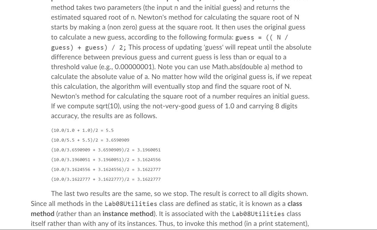 program should perform the following tasks: - calculate and print the sum