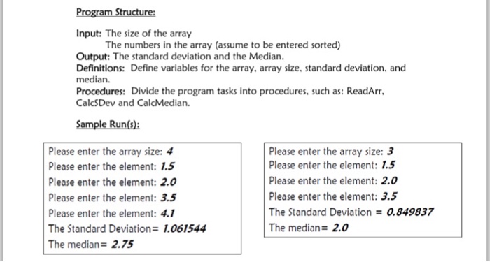 of a sorted array of floating point numbers. ( by mips assembly