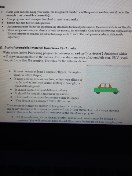  tes: . Name your sketches using your name, the assignment number,