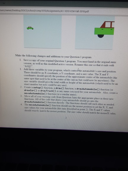 and the question number, exactly as in this example: LastnaneFirstnameA101 . Your