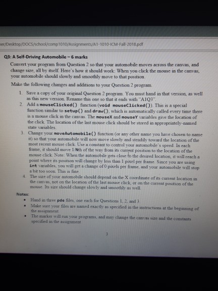 prcgrams must run upon download to recesve any marks . Submit one
