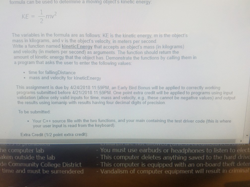 gravity, the following formula can be used to determine the distance the