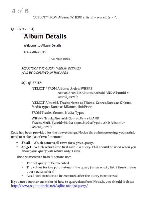 query the Chinook sample database by each of the three different criteria