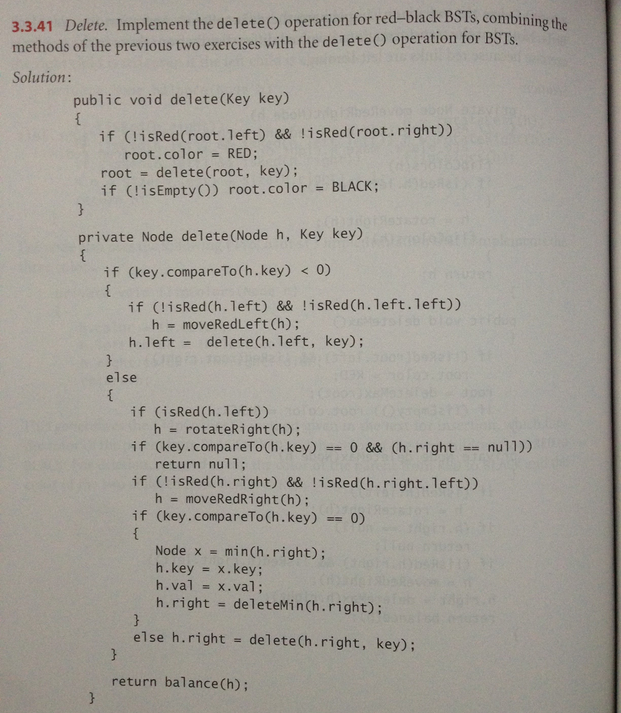 in java with the output Programming Assignment 1. Implement a Red-Black tree