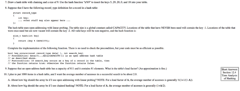 Short Answers Section 12.1 Serial Search and Binary Search 1 23 5