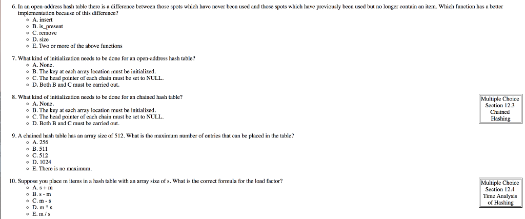 are doing a serial search for an element. Circle any elements that
