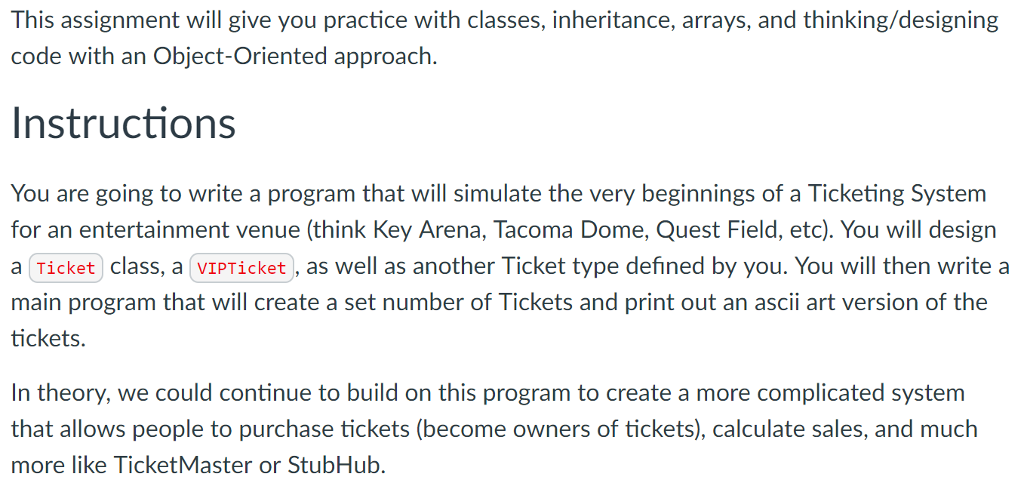 Please write the program that fulfills all requirements above. Your example program