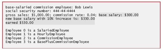 object currently being processed is a Base-PlusCommissionEmployee, the application should increase the