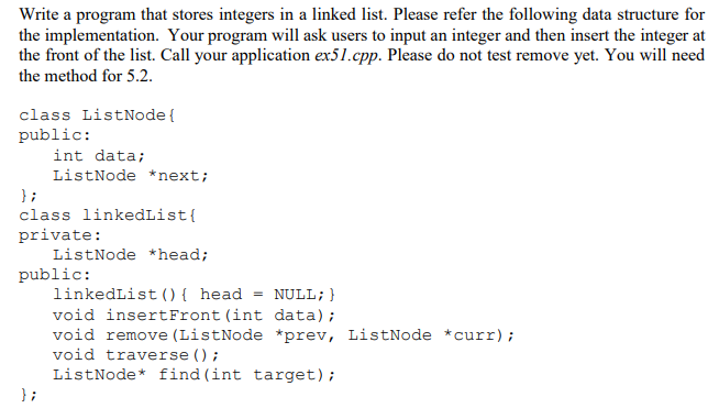  This Program needs to be developed in C++ Write a program