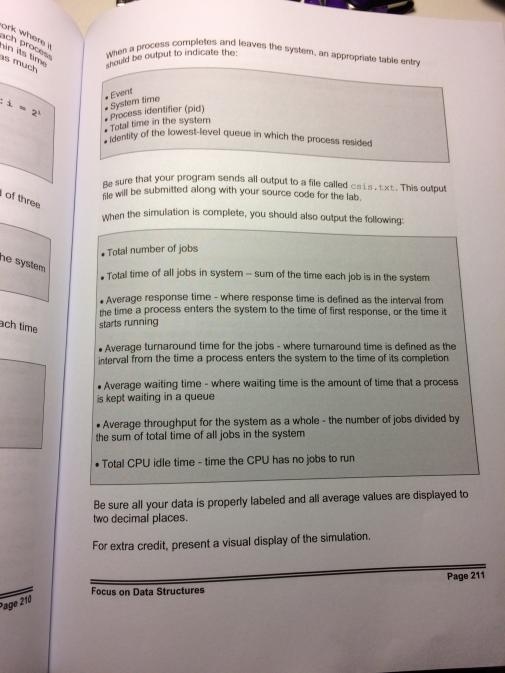 output should agree with the partial output provided in the lab document.