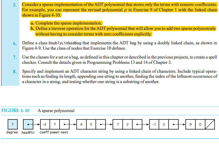 [Data Structures] C++ Debug code for part A (errors in polynomial.cpp) and