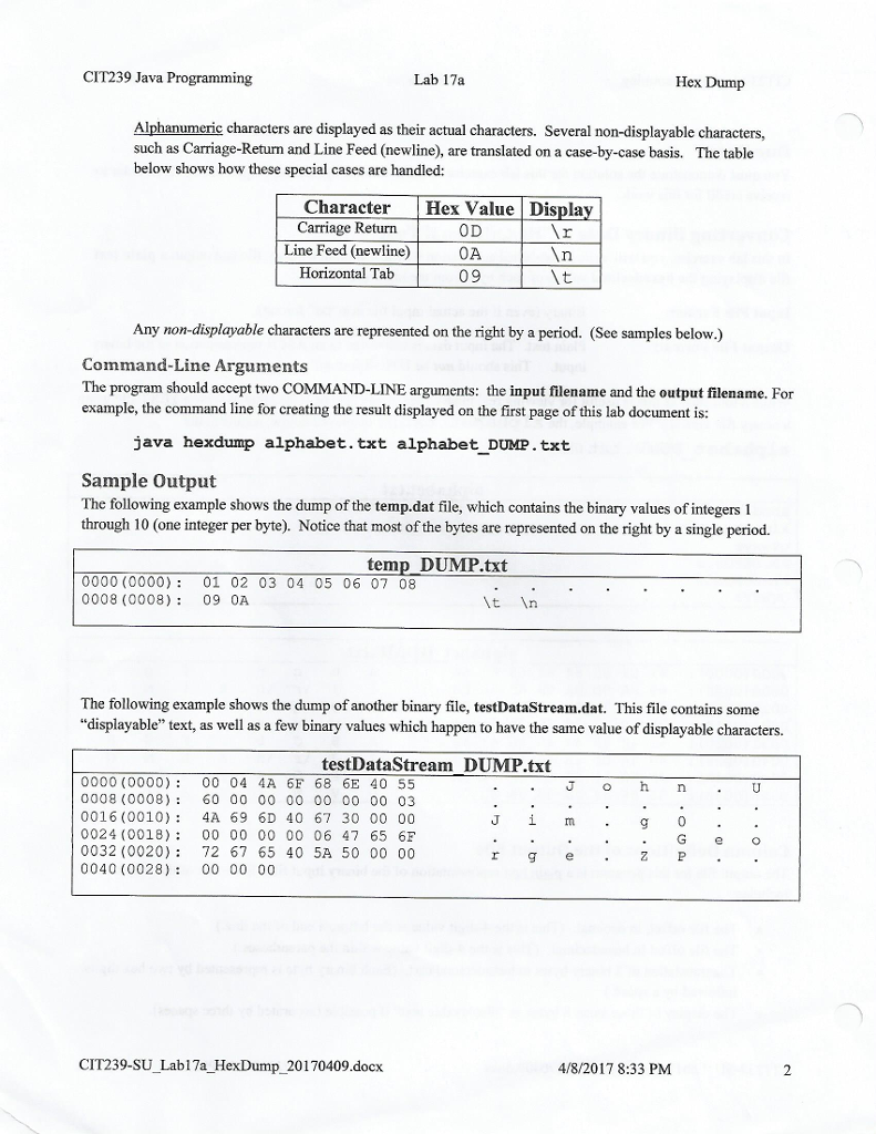 demonstrate the solution for this lab exercise to the instructor by Sunday,