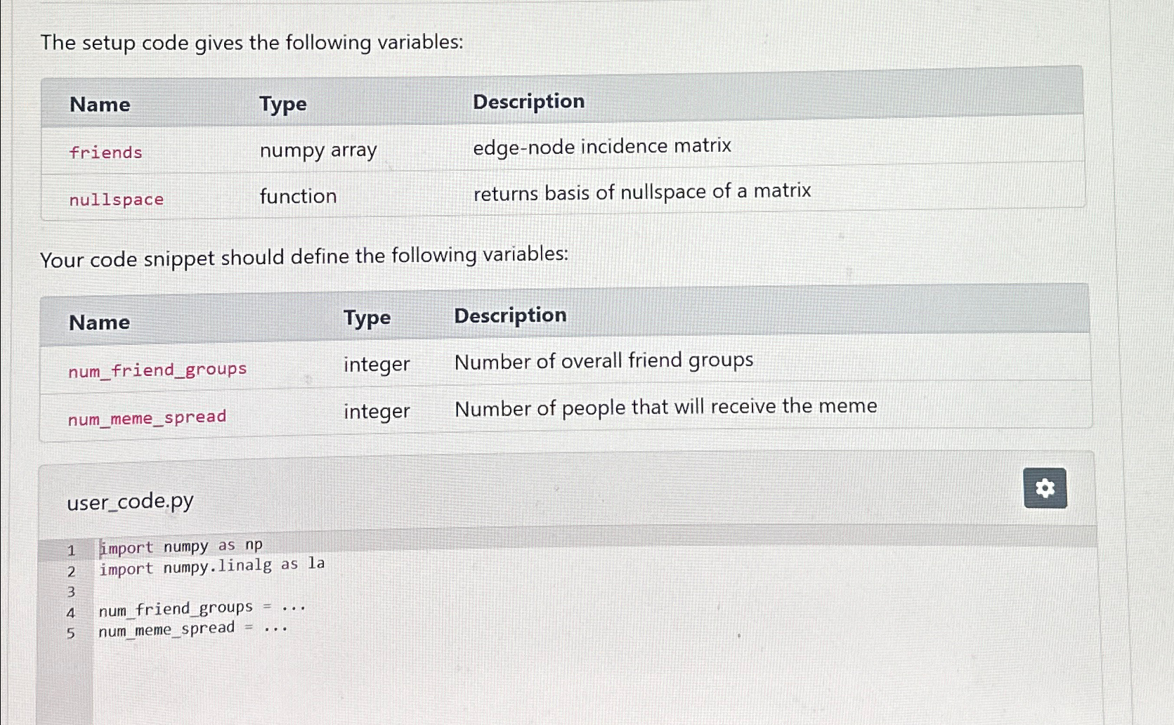  CHW5.2. Graphs: Meme spread in social networks Graphs can be used