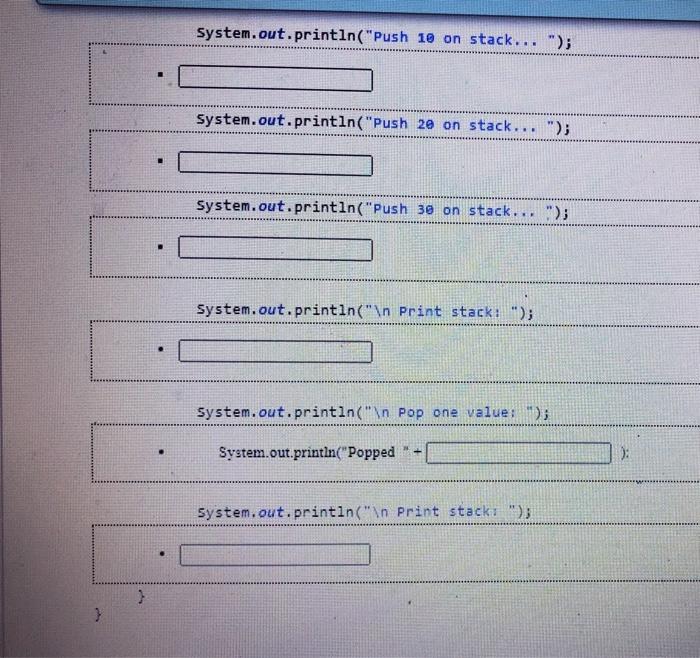 { public int bookO; public Node next; public Node(int 1) > class