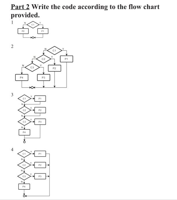 do it with python 1-4 do like this one Part 2 Write