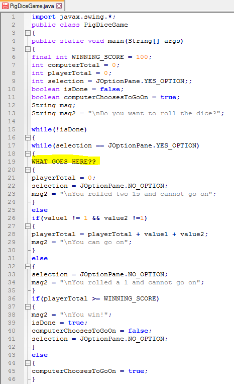 This is a two part question: a. Using the Die class you