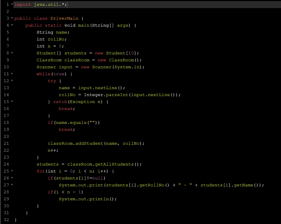 only where specified! HW3_P1 - Student list using array Given a Student