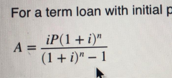 are the 4 pre-tests that need satisfied Loan Payment - total interest