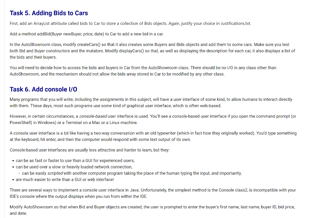 void printStatus() { //printng the welcome message. System.out.println("Welcome to FIT2099 Showroom"); //creating