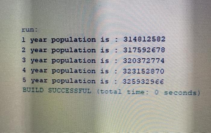 following assumptions: One birth every 7 seconds 1 One death every 13