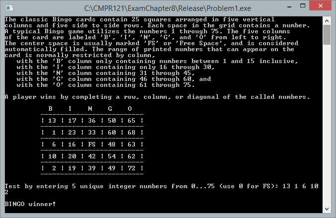 C++ Program: (Two-Dimension Arrays) Write a program that displays the description of
