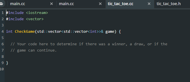 determine a winner or loser? Tic Tac Toe Tic-tac-toe is a paper-and-pencil