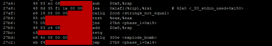 disassemble code: 1) 2) 3) 4) Is there addition information you need?