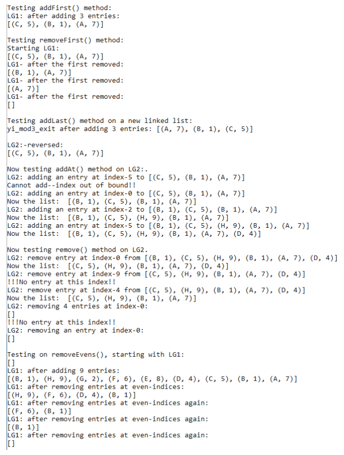 Three Java classes are given. You are to complete class SinglyLinkedList, specifically,