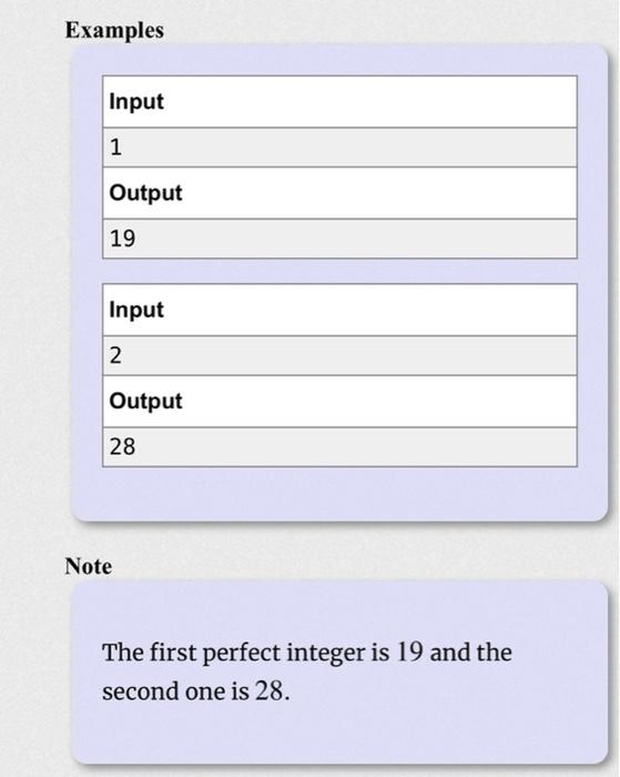 sum of its digits is exactly 10. Given a positive integer k,