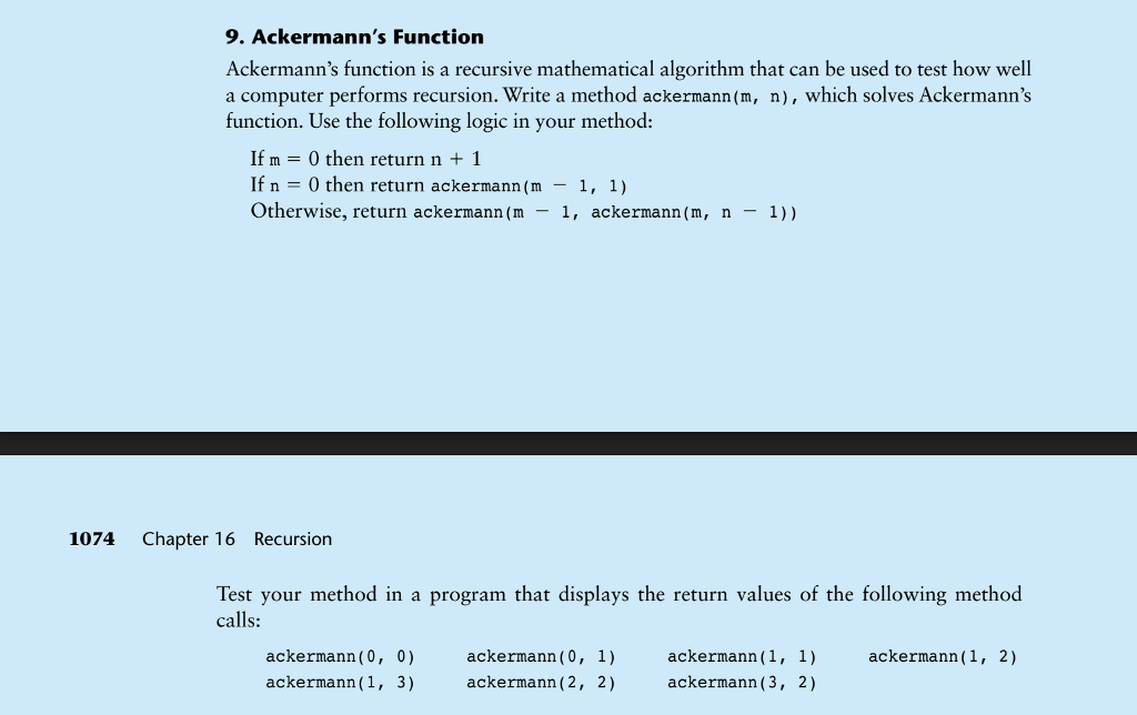 **Java Language only** I Need the following code to be orginal with