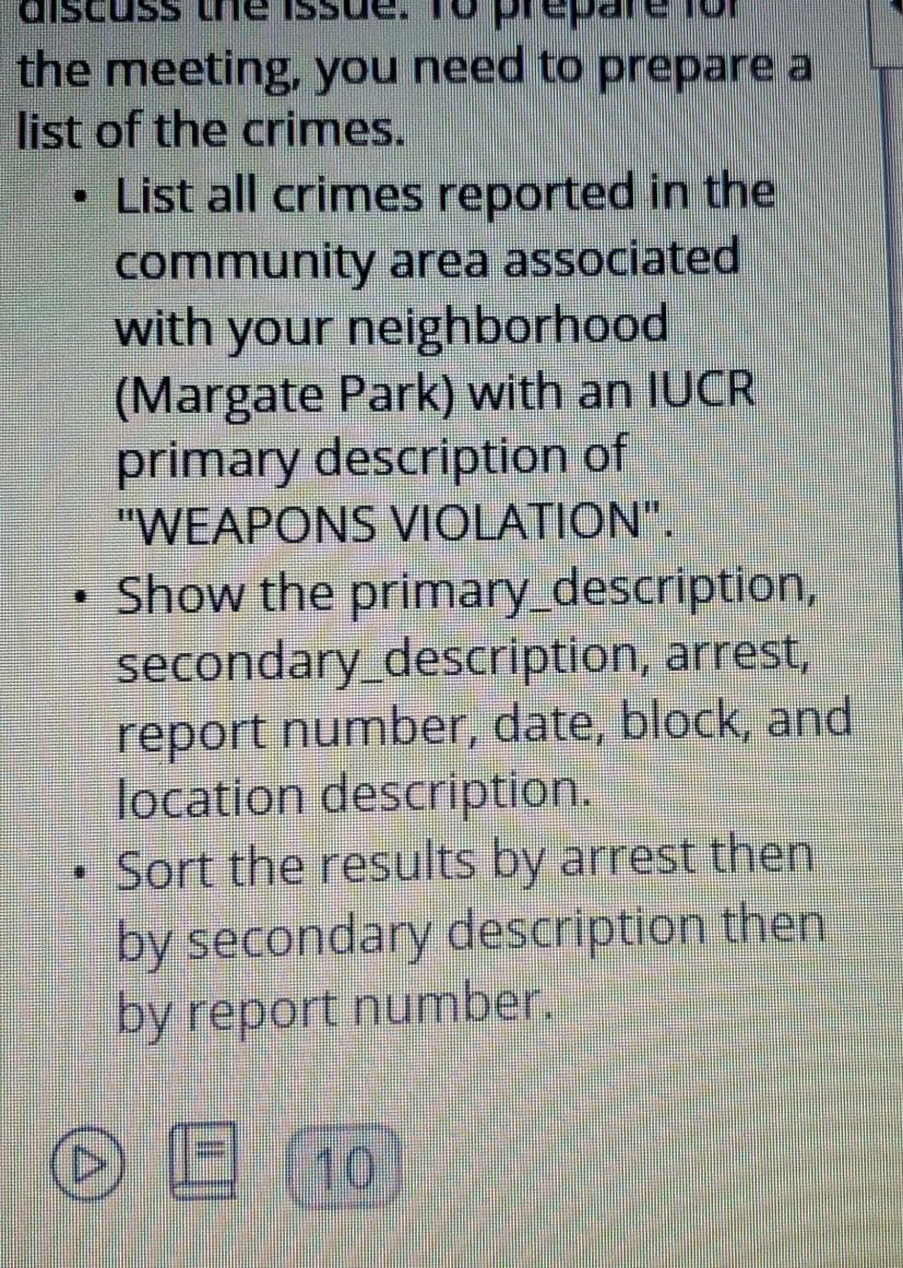  Write an SQL Query using the data table in date world