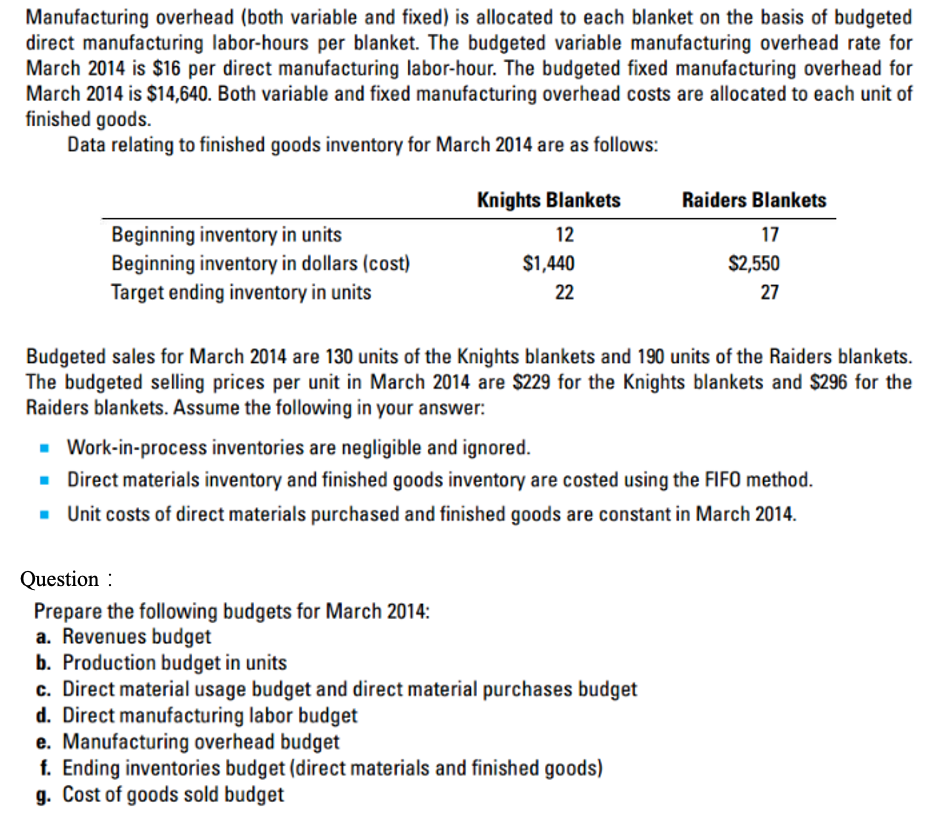 Specialties manufactures, among other things, woolen blankets for the athletic teams of