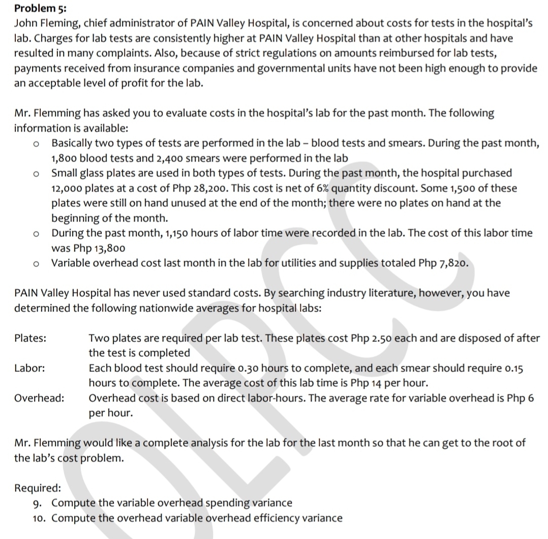 Hi please help me how to get this CoursHeroTranscribedText: Problem 5: John