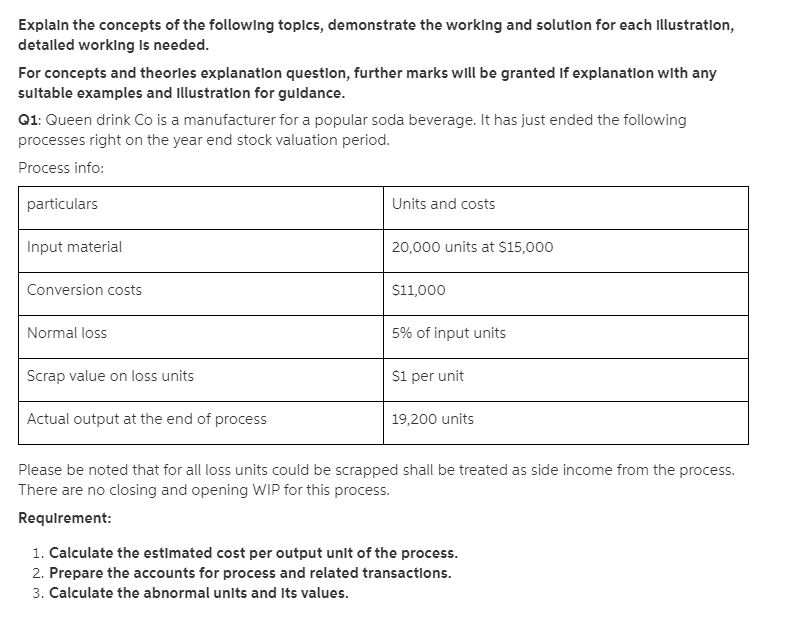 please answer below question CoursHeroTranscribedText: Explain the concepts of the following topics,