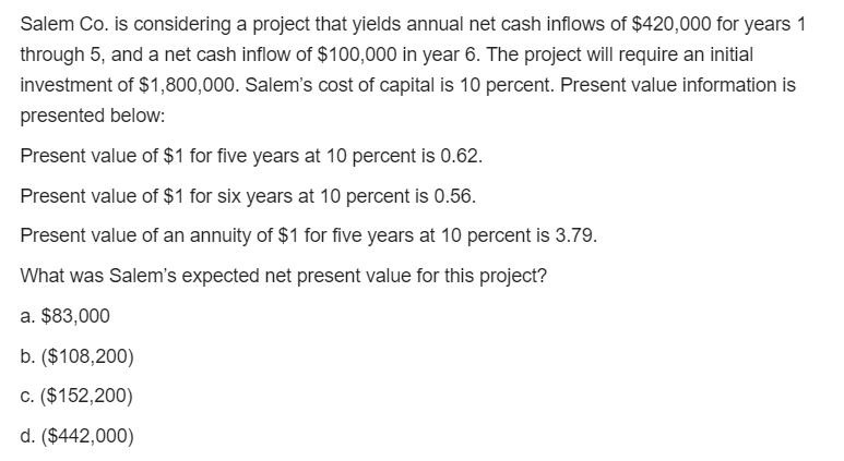 Okmulgee Hospital {a large metropolitan for-prot hospital) is considering replacing its MRI