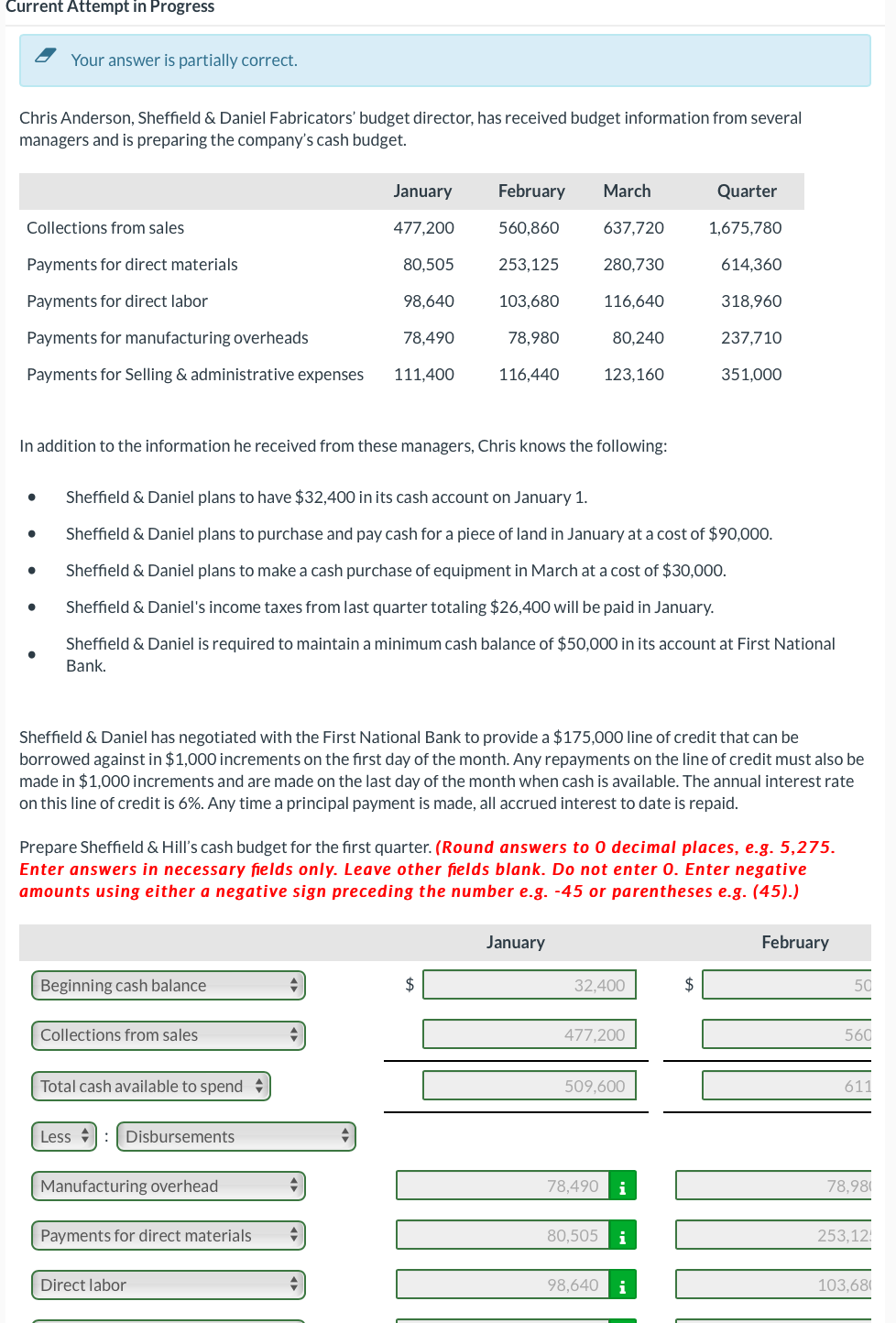  Current Attempt in Progress Your answer is partially correct. Chris Anderson,