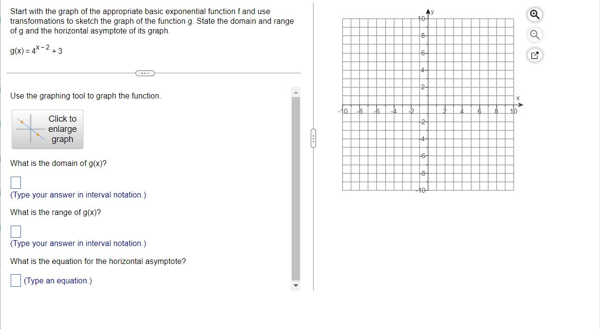  Start with the graph of the appropriate basic exponential function fand
