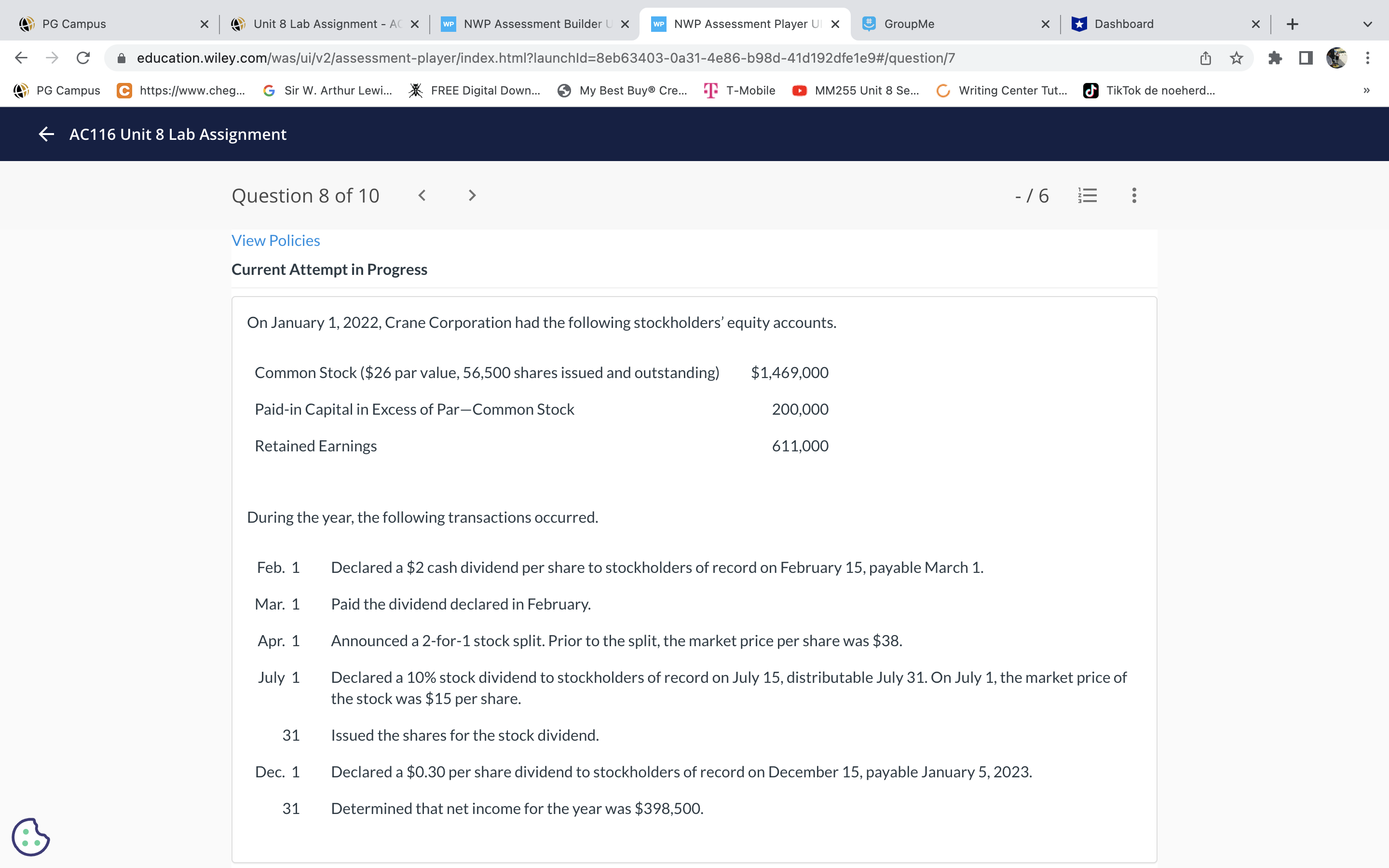  PG Campus X Unit 8 Lab Assignment - AC X WP