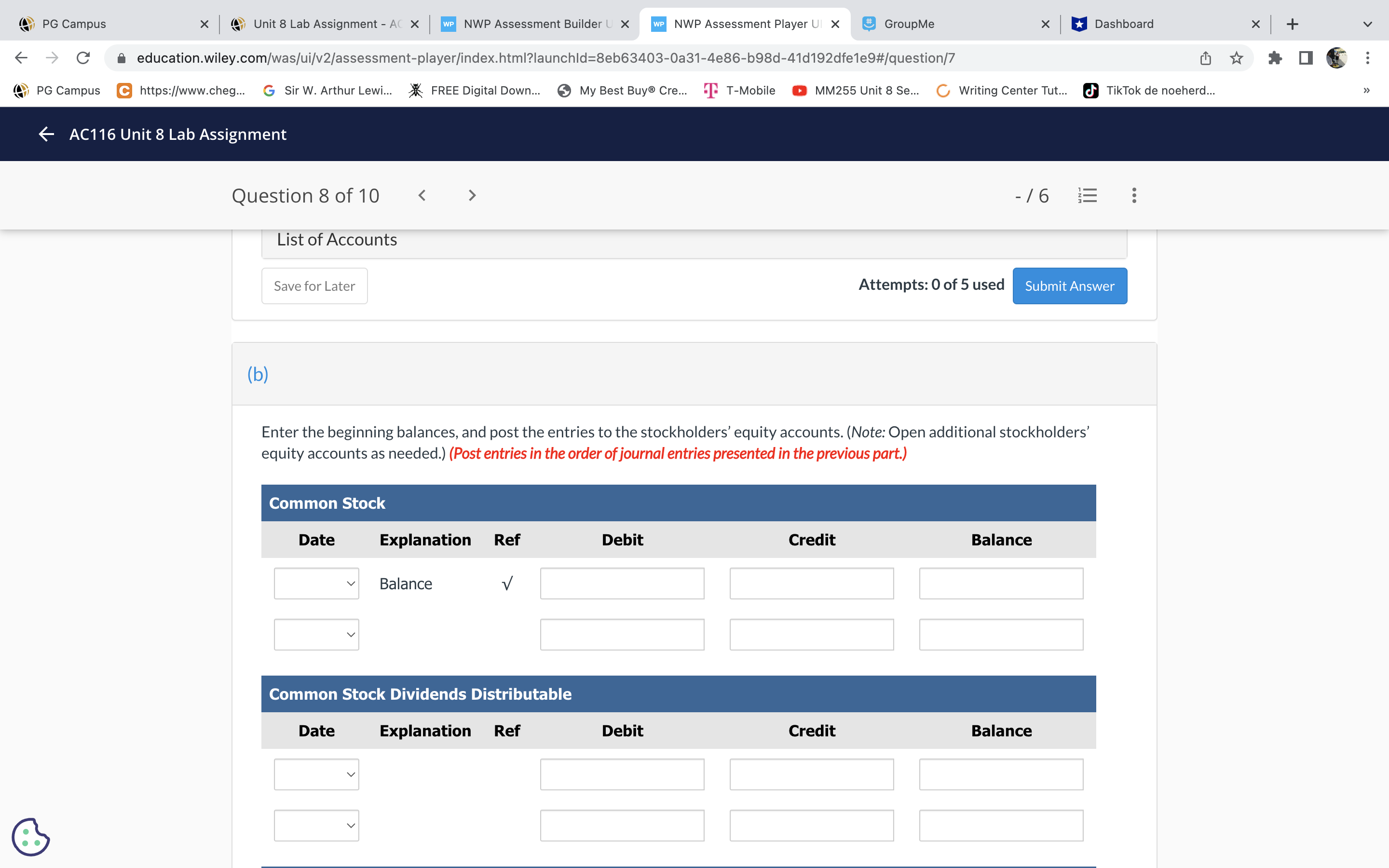 T-Mobile MM255 Unit 8 Se... Writing Center Tut... TikTok de noeherd... AC116