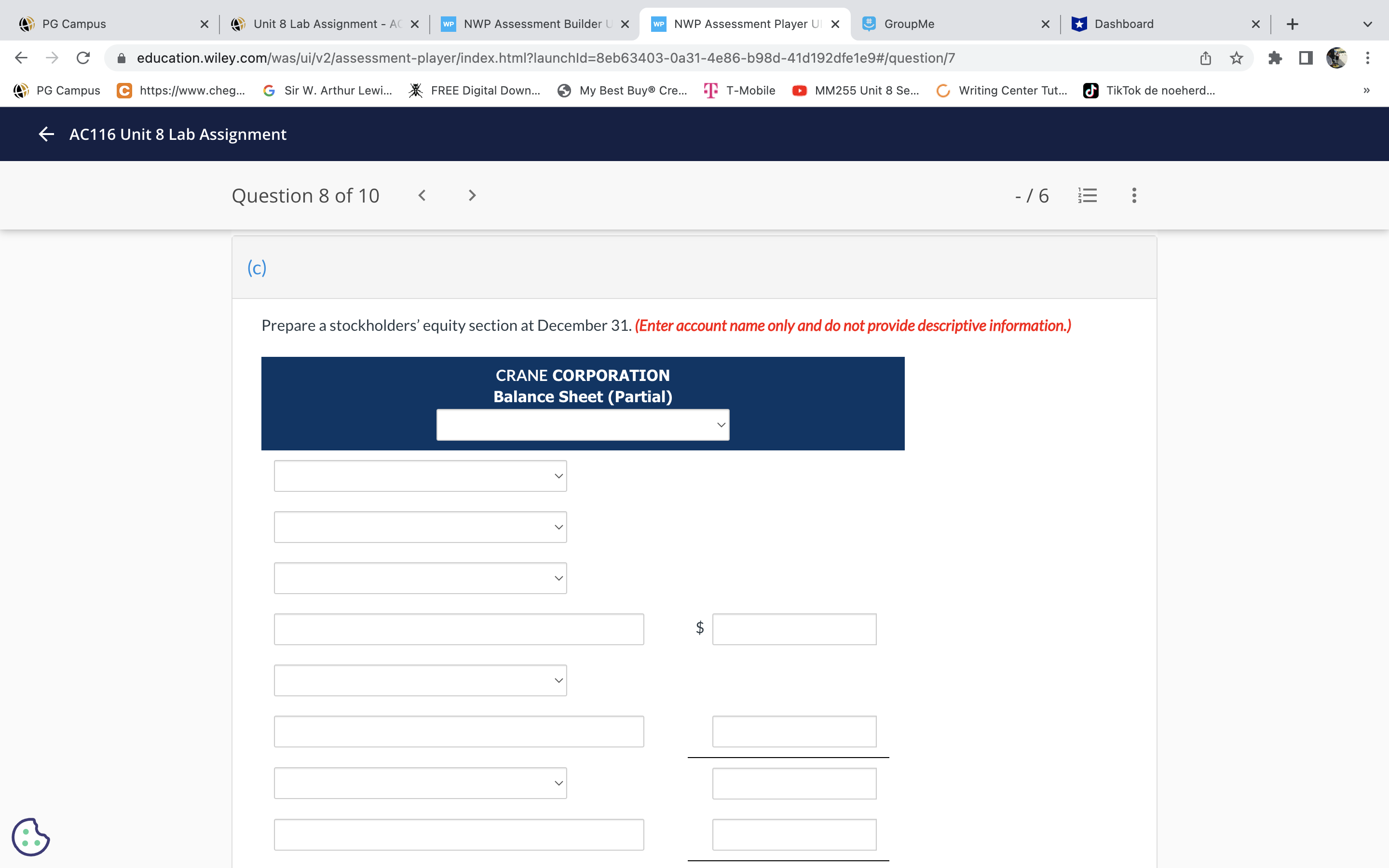 - AC X WP NWP Assessment Builder U X WP NWP Assessment