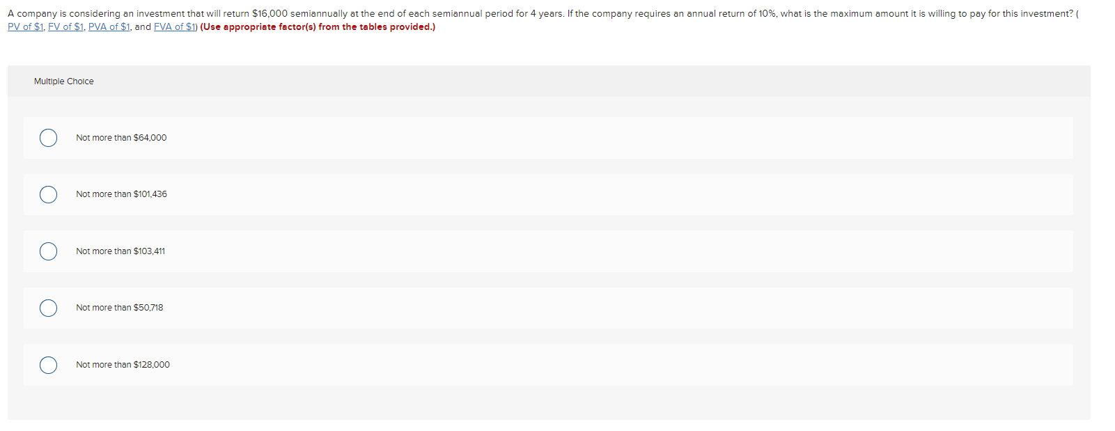 Please answer asap.26. \fRestating future cash flows in terms of present values