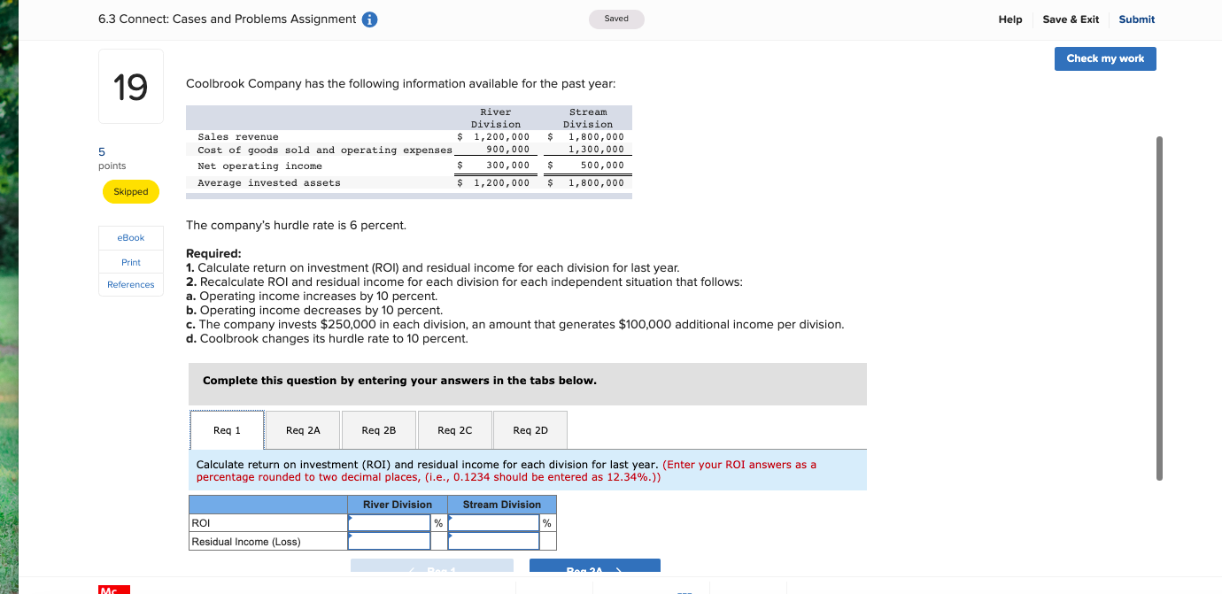 Direct materials 75 .00 ( fiberglass) 15 sq. ft. $ 5 per