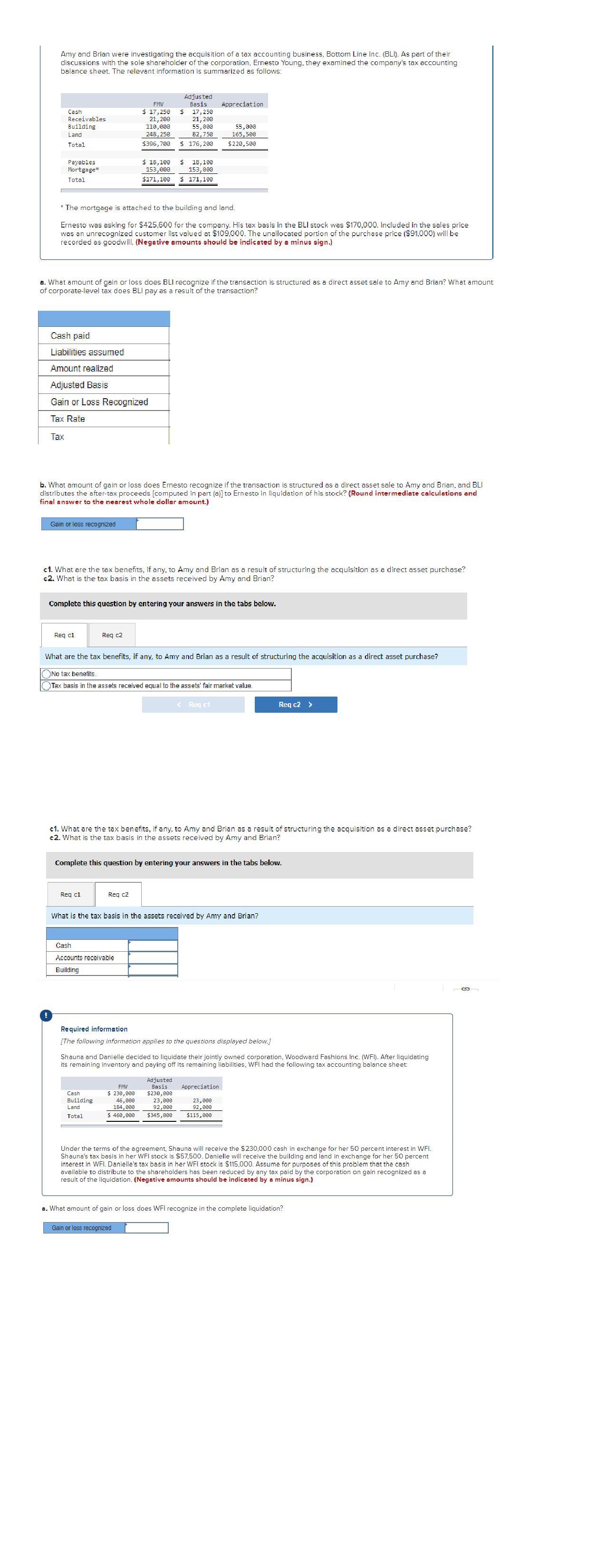  Amy and Brian were investigating the acquisition of a tax accounting