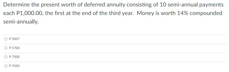Hello can you please help me with these two. ANNUITY PROBLEMS. I'll