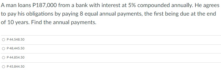attach the pdf formula at the bottom. thank you so muchformula: file:///C:/Usersathe/Downloads/Annuity.pdf